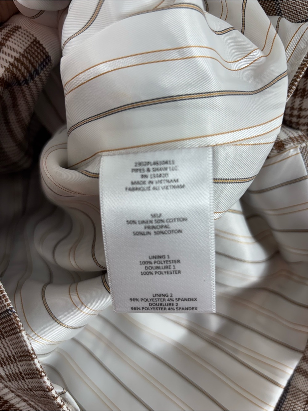 Veronica Beard Viva Dickey Khaki Multi Plaid Double Breasted Blazer Jacket NWT - Picture 9 of 9